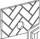 U.S. Stove 6039 Firebrick 891139 Herringbone