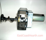 Auger Motor Assembly - Thelin Gnome 00-0005-0154 (2009 & older or 2016 & Newer) - Square opening on disc is the small feeder - 3/4 Inch