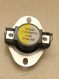 Fan Limit Snap Disc F140 - 3/4 Inch diameter air stream mount auto reset for Pelpro/GlowBoy - 13-1123