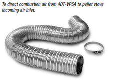 Combustion Air Kit 4DT-CAK Pellet Stove Venting