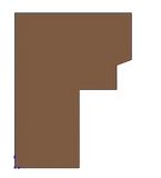 Left Firebrick Panel Magnum Winchester Pedestal WIN-4000