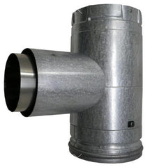 4 Inch Duravent Cleanout T With Built In 3 Inch stove Adaptor for Pellet  - 3PVP-TADX41