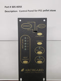 Archgard Optima PS1 OEM Control Panel - Part # 305-0050