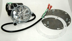 US Stove 5660/5770 6" High Quality Exhaust/Combustion Blower & 2 male clips - GA ExBlw & PP7906 & UniHub & White High Temp Gasket