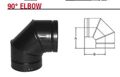 90 Degree Fixed Elbow Direct Temp Pipe 4DT-EL90
