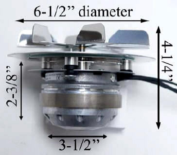 Austroflamm Integra Exhaust/Combustion Blower- ROZ102831-102831- back |  East Coast Hearth