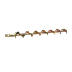 GMG older 18 inch Auger for Daniel Boone or Jim Bowie 110 VAC grills with offset fire pot (Left Side) - P-1038- with hole for cotter pin
