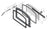 Door Handle Assembly - Golden Eagle Wood Pellet Stoves. All Parts