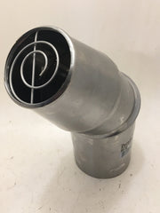 Duravent Pellet Vent Pro Round Horizontal Termination Cap Pellet Vent with bird screen