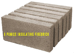 Pacific Energy Pumice Fire Brick -BRICK PE STYLE ( Pack of 6 ) - PE 5096.99- 80000085 <i style="color:white;font-size:10px;">#Sold Individually Order 6#</i>