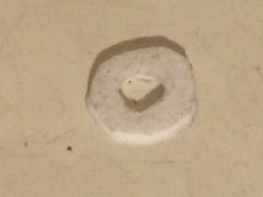 Osburn / Drolet Burn Pot Igniter Hole White High Temp Gasket