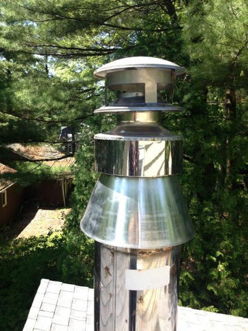 10 Inch OD Metal Chimney Conversion- Wood Stove to Pellet 4DT-CCKB | East  Coast Hearth