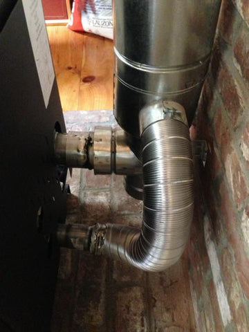 8 Inch OD Metal Chimney Conversion- Wood Stove to Pellet 4DT-CCKA | East  Coast Hearth