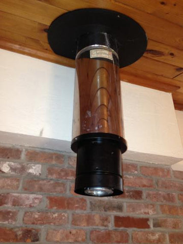 8 Inch OD Metal Chimney Conversion- Wood Stove to Pellet 4DT-CCKA | East  Coast Hearth