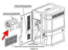 St. Croix Eclipse Convection/Room Blower- 80P30681-R Replaces 80P53977‐R- 80P30681-R- Special Order