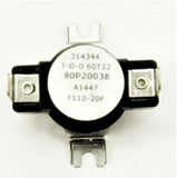St Croix Proof of Fire ( Low Limit ) Switch- 80P20038-R F110