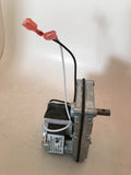 1 RPM High Quality a901 Auger Motor W/Hole in shaft with 2 male clips - Timberwolf & Napoleon Replaces NPAM- CW from rear