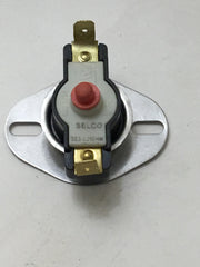 High Limit Switch Surface Mount (Snap Disk) - Pellet Stove- Selco Upgraded SES L250HM- Manual Reset