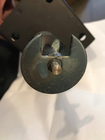 Auger Motor Assembly - Thelin Gnome 00-0005-0154 (2009 & older or 2016 & Newer) - Square opening on disc is the small feeder - 3/4 Inch
