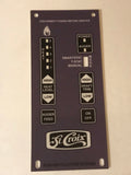 St Croix control board overlay (Faceplate membrane ONLY) - 80P30523-OL-R