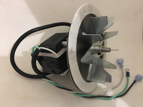 6 Inch Enviro / Vistaflame High Quality Exhaust / Combustion Blower & 2 male clips - GA ExBlw & PP7902 & UniHub & White Gasket