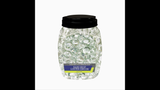 Clear Rain Drop Luster Zircon - American Fireglass 10lb Jar - 1 Inch Nuggets