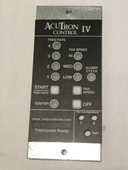 Membrane for Control Panel Pelpro/GlowBoy- Accutron IV Upgrade for II or III - KS-5040-1101